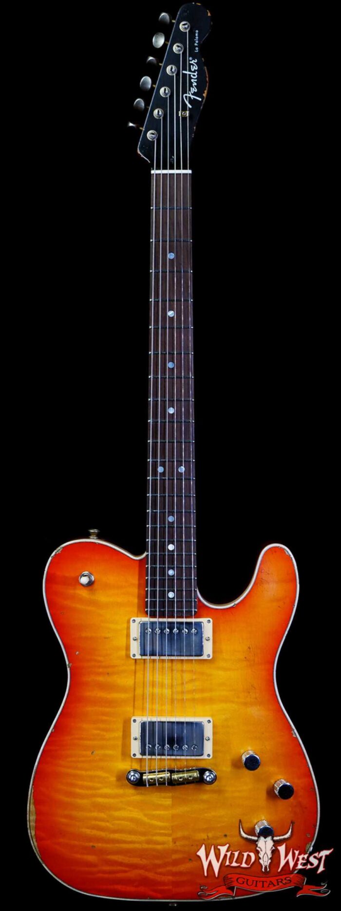 Fender Custom Shop Ron Thorn Masterbuilt La Paloma Kalamazoo Telecaster Faded Cherry Sunburst - Image 1