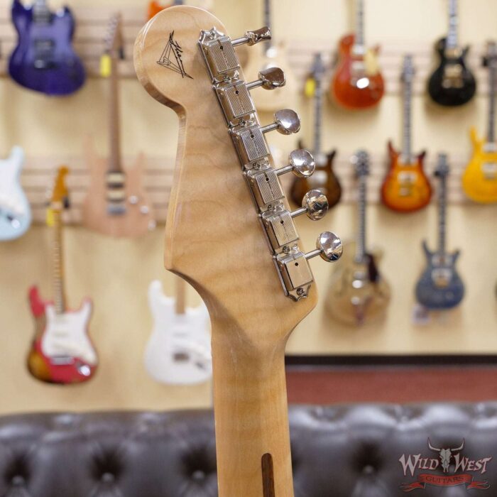 Fender Custom Shop Ron Thorn Masterbuilt Quilt Top Stratocaster P-90 Chambered Mahogany Body AA Flame Neck Honey Burst - Image 10