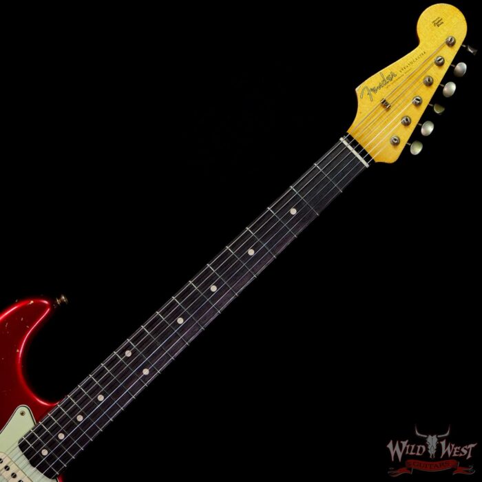 Fender Custom Shop Ron Thorn Masterbuilt 1960 Stratocaster Reverse Headstock Josefina Hand-Wound Pickups Relic Candy Apple Red - Image 4
