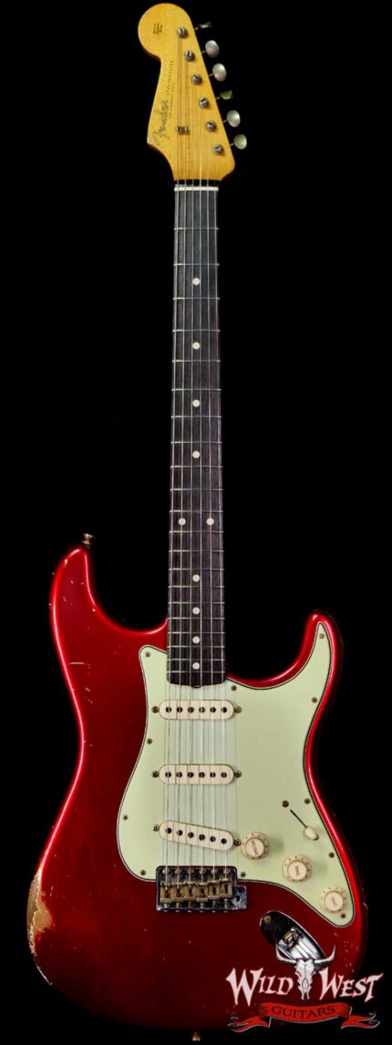 Fender Custom Shop Ron Thorn Masterbuilt 1960 Stratocaster Reverse Headstock Josefina Hand-Wound Pickups Relic Candy Apple Red