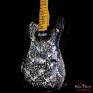 Fender Custom Shop Ron Thorn Masterbuilt 1968 Telecaster Maple Fingerboard Relic Black Paisley - Image 2