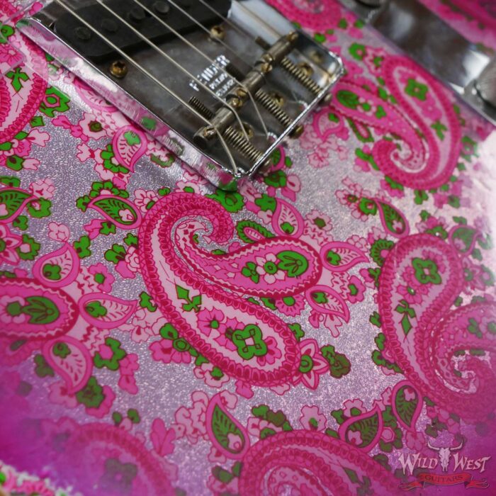Fender Custom Shop Ron Thorn Masterbuilt 1968 Telecaster Maple Fingerboard Relic Pink Paisley - Image 9
