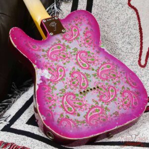 Fender Custom Shop Ron Thorn Masterbuilt 1968 Telecaster Maple Fingerboard Relic Pink Paisley - Image 12
