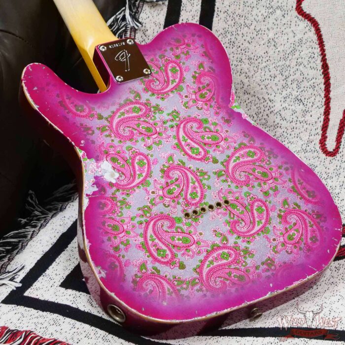 Fender Custom Shop Ron Thorn Masterbuilt 1968 Telecaster Maple Fingerboard Relic Pink Paisley - Image 12