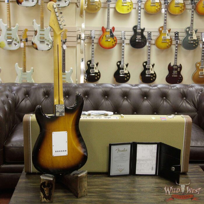 Fender Custom Shop Masterbuilt Todd Krause Clapton Stratocaster Journeyman Relic 2 Tone Sunburst - Image 9