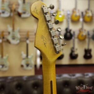 Fender Custom Shop Masterbuilt Todd Krause Clapton Stratocaster Journeyman Relic 2 Tone Sunburst - Image 10