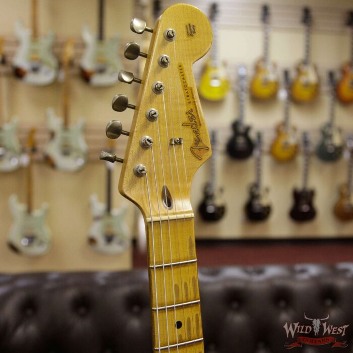 Fender Custom Shop Masterbuilt Todd Krause Clapton Stratocaster Journeyman Relic 2 Tone Sunburst - Image 7