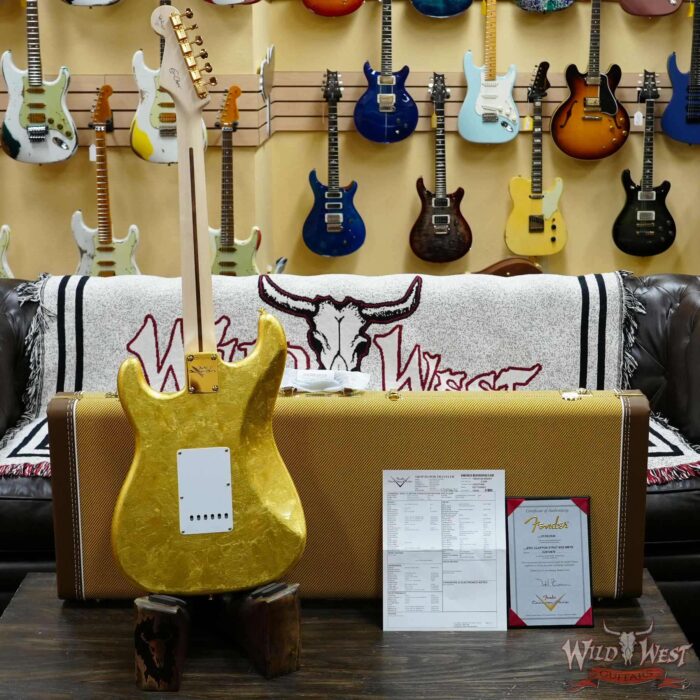 Fender Custom Shop Todd Krause Masterbuilt Eric Clapton Signature Stratocaster NOS Gold Leaf - Image 10