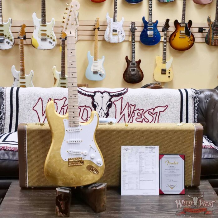 Fender Custom Shop Todd Krause Masterbuilt Eric Clapton Signature Stratocaster NOS Gold Leaf 7.80 LBS - Image 6