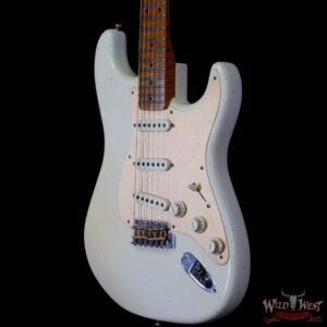 Fender Custom Shop Vincent Van Trigt Masterbuilt 60’s Roasted Stratocaster Journeyman Relic Olympic White - Image 2
