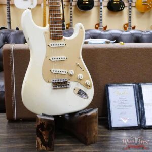 Fender Custom Shop Vincent Van Trigt Masterbuilt 60’s Roasted Stratocaster Journeyman Relic Olympic White - Image 10