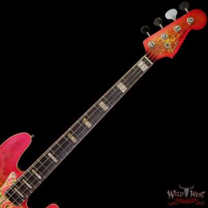 Fender Custom Shop Vincent Van Tright Masterbuilt 60’s Jazz Bass J-Bass Josefina Hand-Wound Pickups Relic Pink Paisley - Image 4