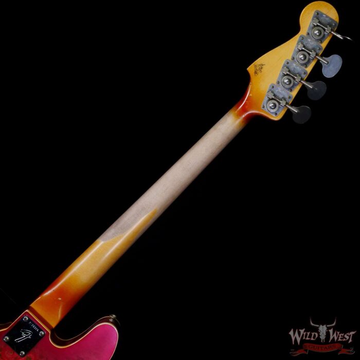 Fender Custom Shop Vincent Van Tright Masterbuilt 60’s Jazz Bass J-Bass Josefina Hand-Wound Pickups Relic Pink Paisley - Image 5