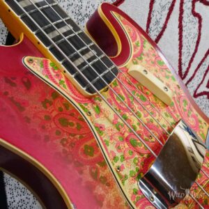 Fender Custom Shop Vincent Van Tright Masterbuilt 60’s Jazz Bass J-Bass Josefina Hand-Wound Pickups Relic Pink Paisley - Image 9