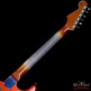 Fender Custom Shop Vincent Van Trigt Masterbuilt 1963 Stratocaster Relic Orange with Black Pickguard - Image 5