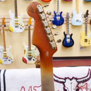 Fender Custom Shop Vincent Van Trigt Masterbuilt 1963 Stratocaster Relic Orange with Tortoise Shell Pickguard - Image 11