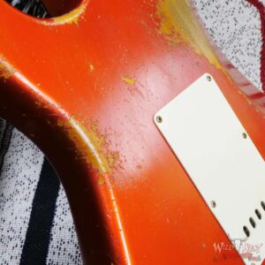 Fender Custom Shop Vincent Van Trigt Masterbuilt 1963 Stratocaster Relic Orange with Tortoise Shell Pickguard - Image 13
