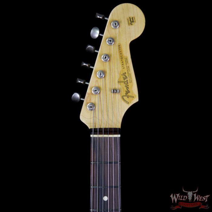Fender Custom Shop Masterbuilt Yuriy Shishkov 1961 Stratocaster Journeyman Relic Brazilian Rosewood Board Inca Silver - Image 7