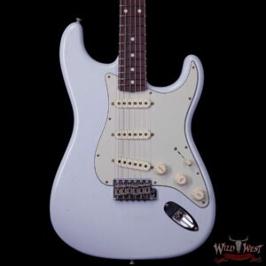 Fender Custom Shop Masterbuilt Yuriy Shishkov 1961 Stratocaster Journeyman Relic Brazilian Rosewood Board Sonic Blue - Image 3