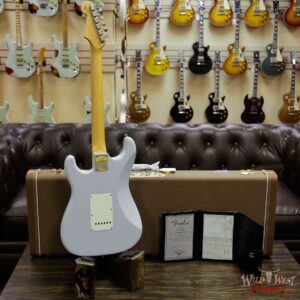 Fender Custom Shop Masterbuilt Yuriy Shishkov 1961 Stratocaster Journeyman Relic Brazilian Rosewood Board Sonic Blue - Image 13
