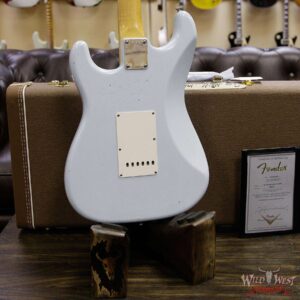 Fender Custom Shop Masterbuilt Yuriy Shishkov 1961 Stratocaster Journeyman Relic Brazilian Rosewood Board Sonic Blue - Image 14