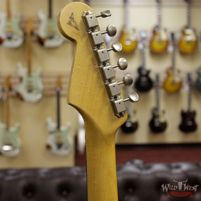 Fender Custom Shop Masterbuilt Yuriy Shishkov 1961 Stratocaster Journeyman Relic Brazilian Rosewood Board Sonic Blue - Image 9