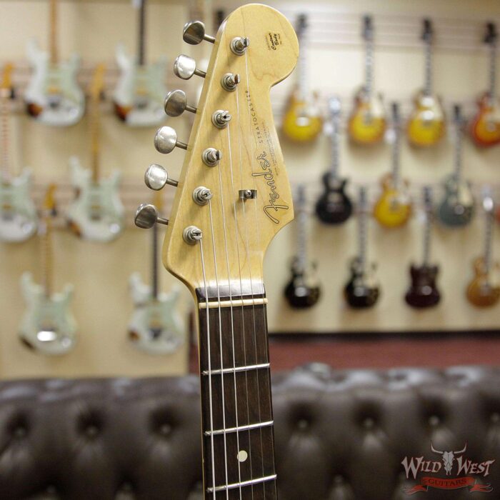 Fender Custom Shop Masterbuilt Yuriy Shishkov 1961 Stratocaster Journeyman Relic Brazilian Rosewood Board Sonic Blue - Image 7