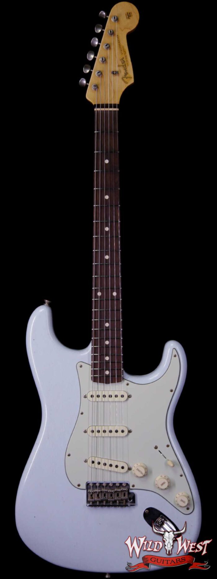 Fender Custom Shop Masterbuilt Yuriy Shishkov 1961 Stratocaster Journeyman Relic Brazilian Rosewood Board Sonic Blue - Image 1