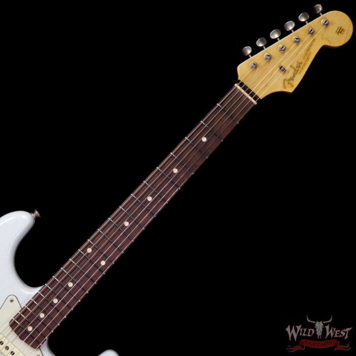 Fender Custom Shop Masterbuilt Yuriy Shishkov 1961 Stratocaster Journeyman Relic Brazilian Rosewood Board Sonic Blue - Image 8