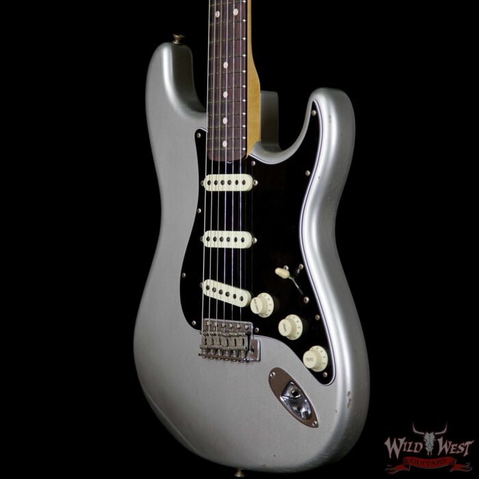 Fender Custom Shop Masterbuilt Yuriy 1961 Stratocaster Brazilian Rosewood Journeyman Inca Silver - Image 2