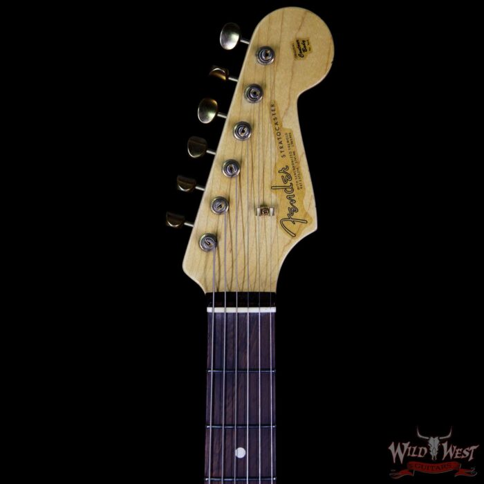 Fender Custom Shop Masterbuilt Yuriy Shishkov 1962 Stratocaster Brazilian Rosewood Journeyman Surf Green - Image 8