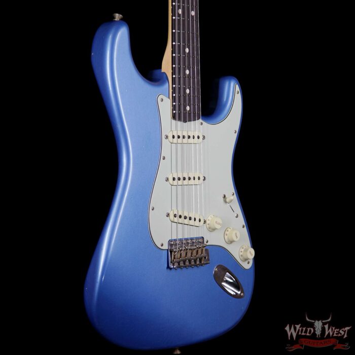 Fender Custom Shop Masterbuilt Yuriy 62 Stratocaster Brazilian Rosewood Journeyman Lake Placid Blue - Image 4