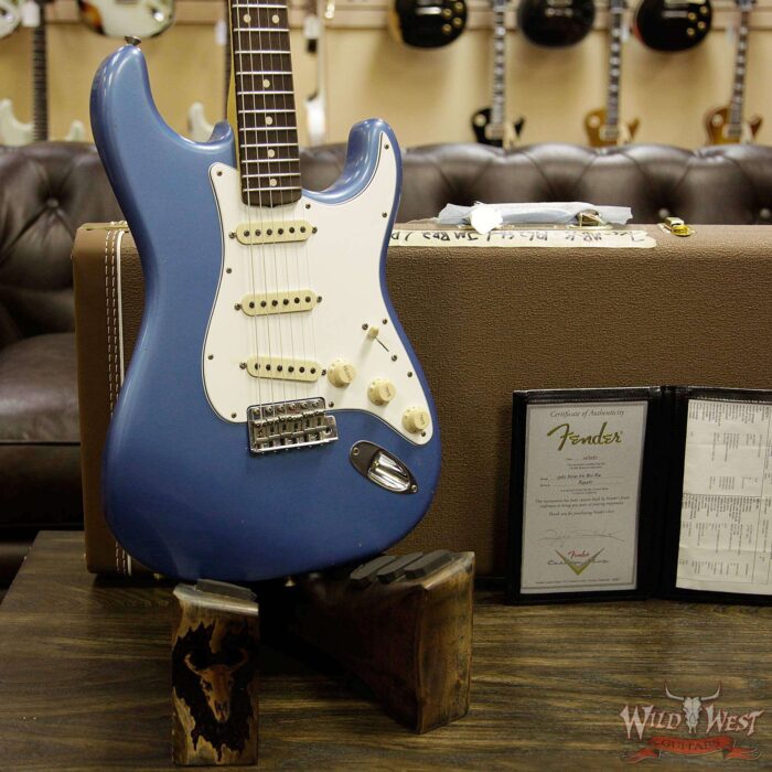 Fender Custom Shop Masterbuilt Yuriy Shishkov 1962 Stratocaster Brazilian Rosewood Fretboard Journeyman Relic Lake Placid Blue - Image 12