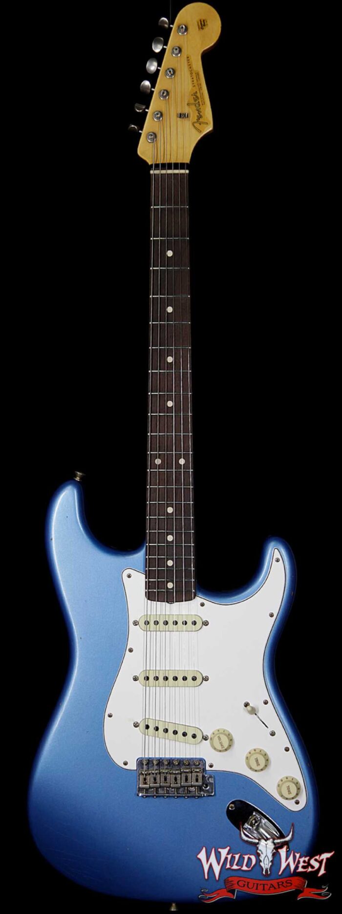 Fender Custom Shop Masterbuilt Yuriy Shishkov 1962 Stratocaster Brazilian Rosewood Fretboard Journeyman Relic Lake Placid Blue - Image 1