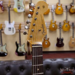 Fender Custom Shop Yuriy Shishkov Masterbuilt 1963 Stratocaster Journeyman Relic AAA Rosewood Fingerboard Aged Arctic White - Image 7