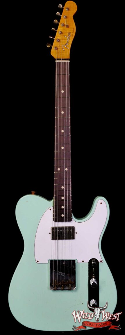 Fender Custom Shop Yuriy Shishkov Masterbuilt 1963 Telecaster HS Josefina Hand-Wound Pickup Journeyman Relic Surf Green