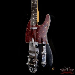 Fender Custom Shop Yuriy Shishkov Masterbuilt 60’s Telecaster Josefina Hand-Wound Pickups Bigsby B-5 Journeyman Relic Black - Image 2