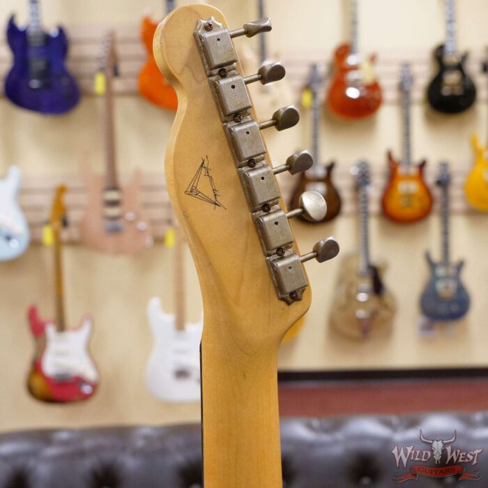 Fender Custom Shop Yuriy Shishkov Masterbuilt 60’s Telecaster Josefina Hand-Wound Pickups Bigsby B-5 Journeyman Relic Black - Image 10