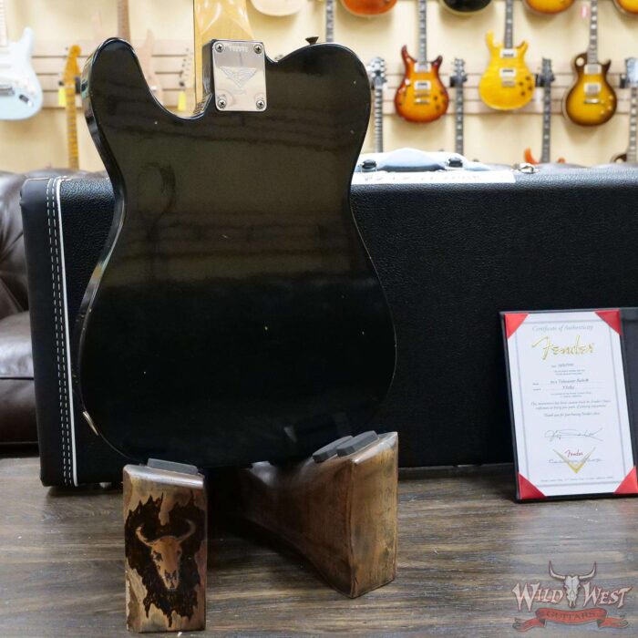 Fender Custom Shop Yuriy Shishkov Masterbuilt 60’s Telecaster Josefina Hand-Wound Pickups Bigsby B-5 Journeyman Relic Black - Image 11