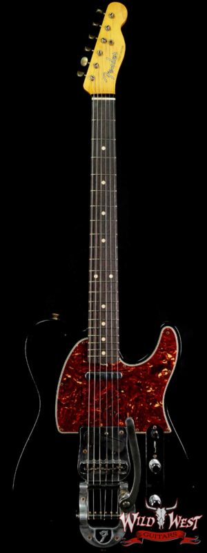 Fender Custom Shop Yuriy Shishkov Masterbuilt 60’s Telecaster Josefina Hand-Wound Pickups Bigsby B-5 Journeyman Relic Black