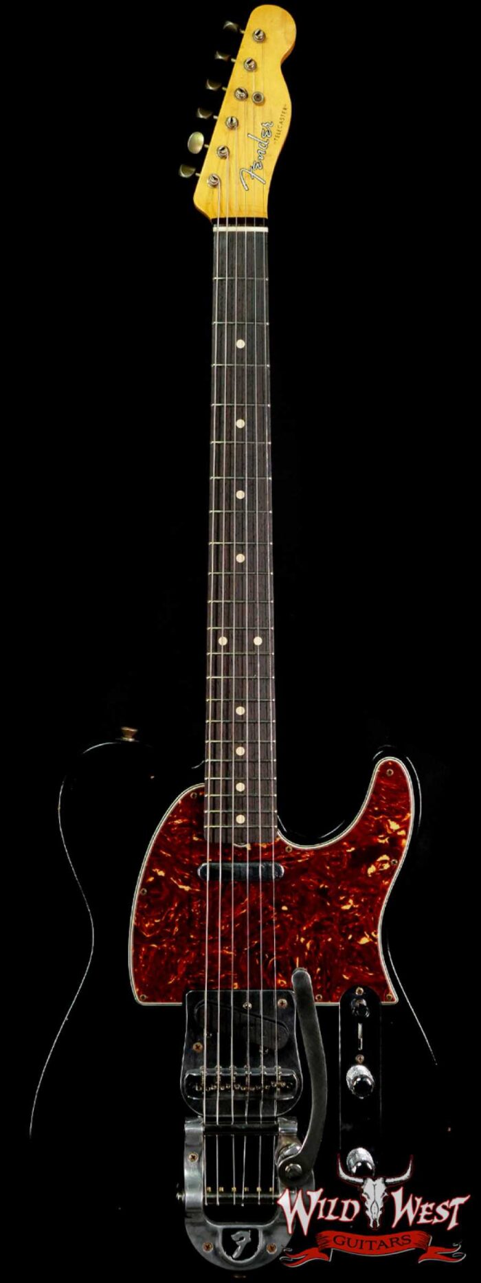 Fender Custom Shop Yuriy Shishkov Masterbuilt 60’s Telecaster Josefina Hand-Wound Pickups Bigsby B-5 Journeyman Relic Black - Image 1
