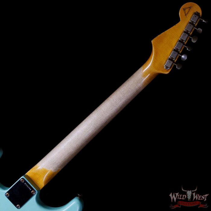 Fender Custom Shop Yuriy Shishkov Masterbuilt 1963 Stratocaster Relic Surf Green - Image 5