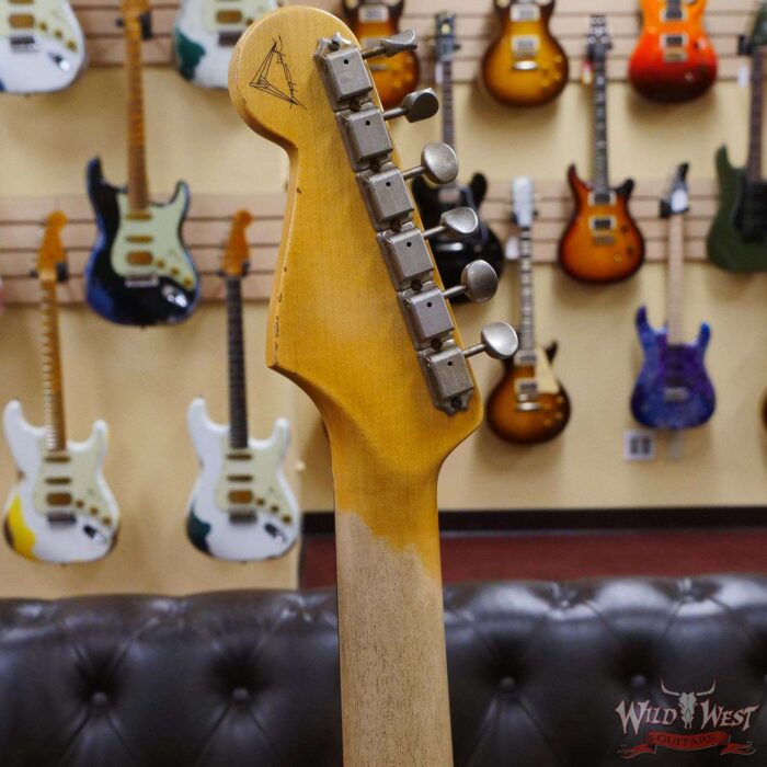 Fender Custom Shop Yuriy Shishkov Masterbuilt 1963 Stratocaster Relic Surf Green - Image 10