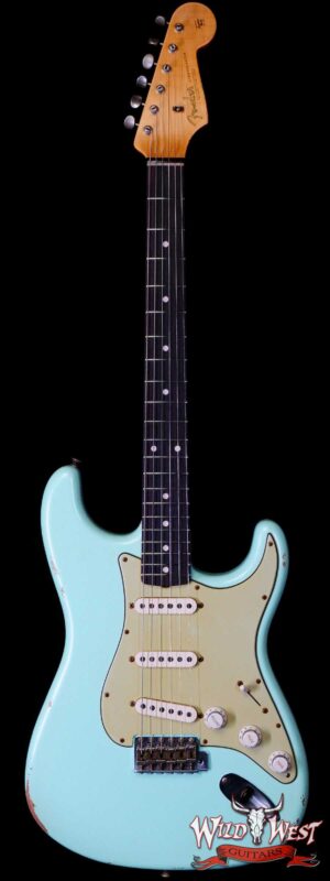 Fender Custom Shop Yuriy Shishkov Masterbuilt 1963 Stratocaster Relic Surf Green