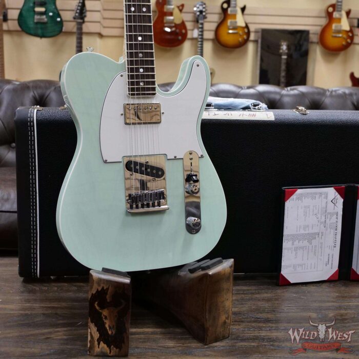 Fender Custom Shop Yuriy Shishkov Masterbuilt HS Telecaster Custom NOS Rosewood Board Surf Green - Image 8