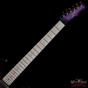 Fender Custom Shop Yuriy Shishkov Masterbuilt Prestige Leaves of Tears Telecaster NOS Josefina Hand-Wound Pickups Purple Sunburst - Image 4