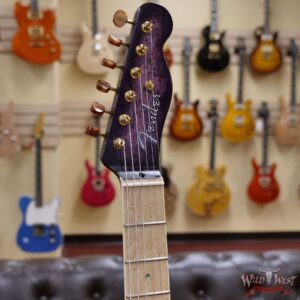 Fender Custom Shop Yuriy Shishkov Masterbuilt Prestige Leaves of Tears Telecaster NOS Josefina Hand-Wound Pickups Purple Sunburst - Image 7