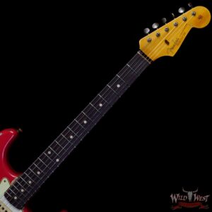 Fender Custom Shop Michael Landau Signature 1963 Stratocaster Rosewood Board Fiesta Red over 3-Color Sunburst - Image 4
