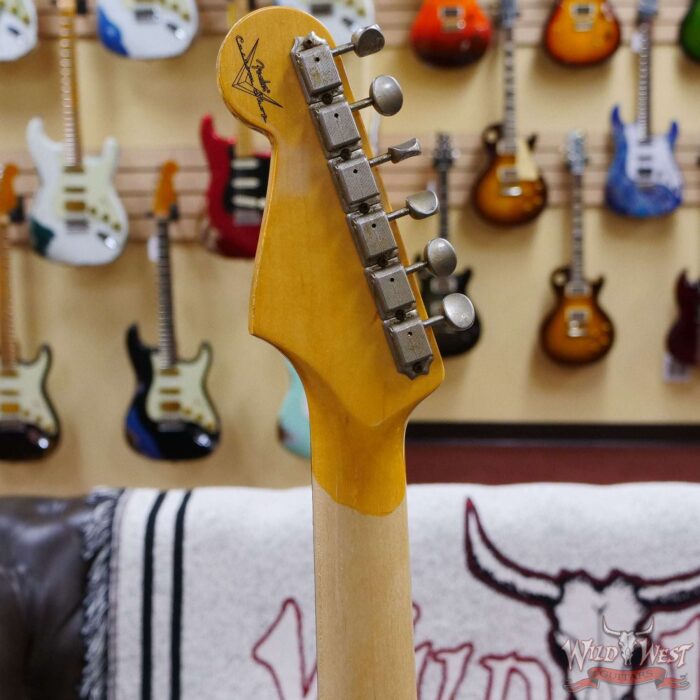 Fender Custom Shop Michael Landau Signature 1963 Stratocaster Rosewood Board Fiesta Red over 3-Color Sunburst - Image 10