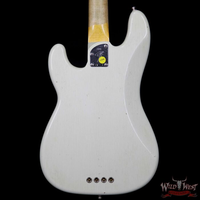 2018 NAMM Fender Custom Shop Postmodern Bass Precision Bass with Jazz Bass Neck Journeyman Relic Desert Tan - Image 6